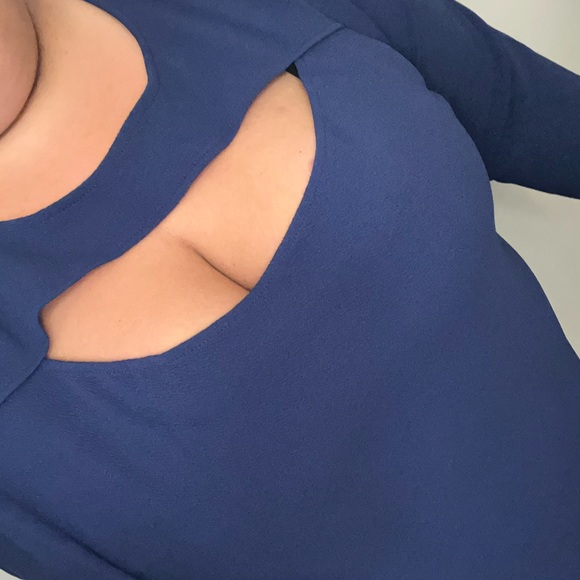 🔥 BNWT lily morgan Size: 3X peak-a-boo Long-sleeve Top 🔥 - Picture 2 of 3